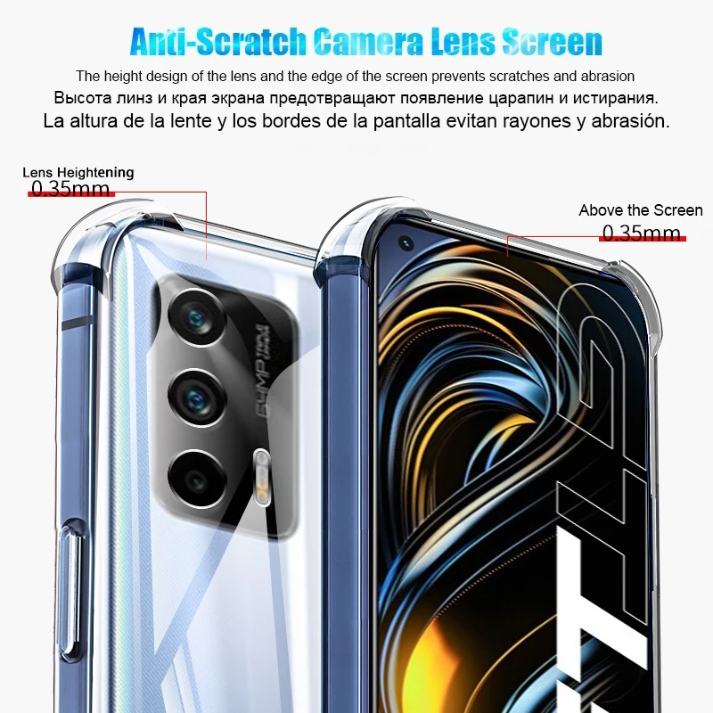 Luxury Transparent Silicone Sh - Realme Gt 6 ulasan dan harga