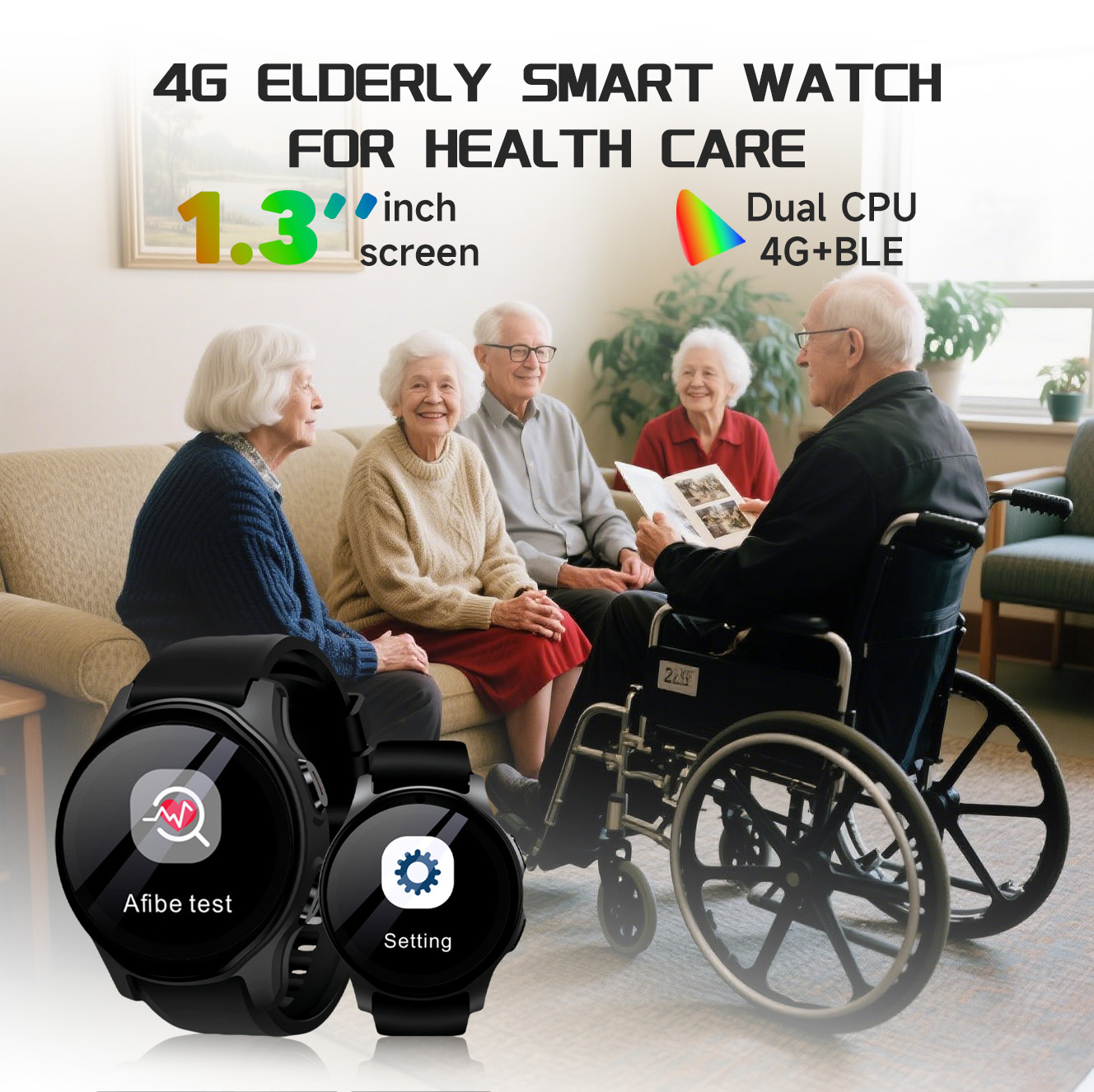 new 4G GPS Navigation Smart Wa - Fall Detection Watch ulasan dan harga
