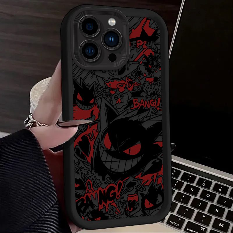 P-Pokemon Gengar Graffiti Phon - Apple Iphone 15 ulasan dan harga