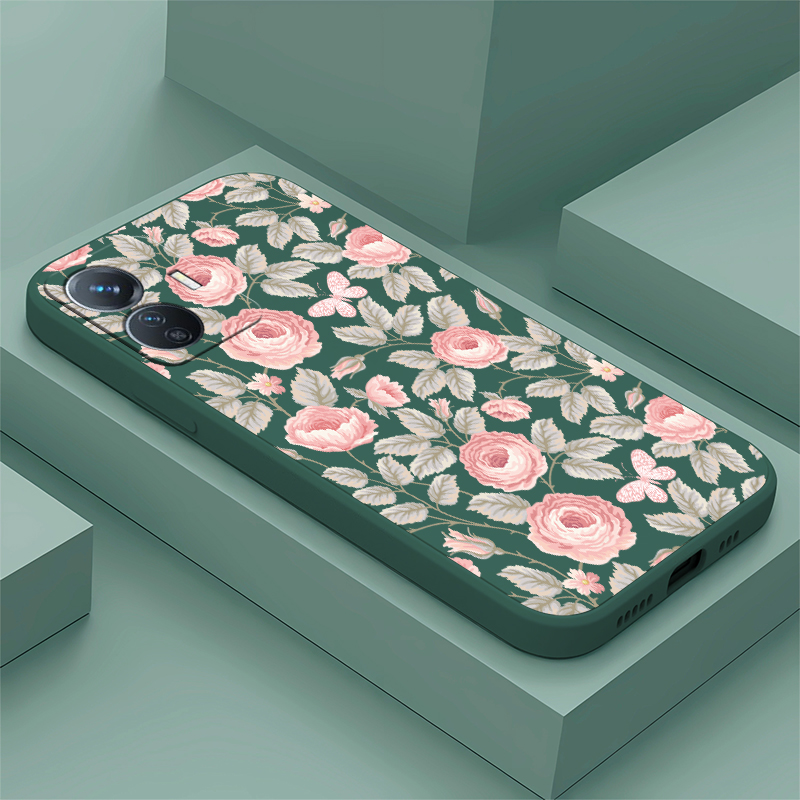 Little Flowers Print Phone Cas - Vivo Y28 ulasan dan harga