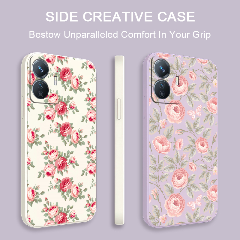 Little Flowers Print Phone Cas - Vivo Y28 ulasan dan harga